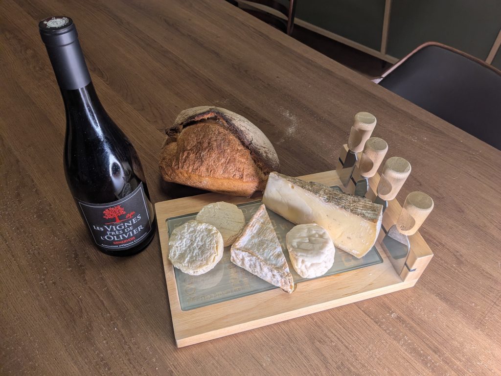 box vin fromage